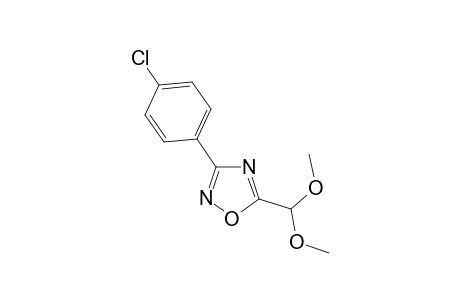 3-(4-Chlorophenyl)-5-(dimethoxymethyl)-1,2,4-oxadiazole
