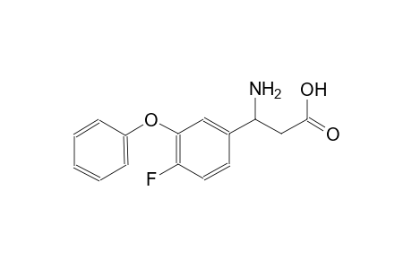 3-Amino-3-(4-fluoro-3-phenoxy-phenyl)propanoic acid