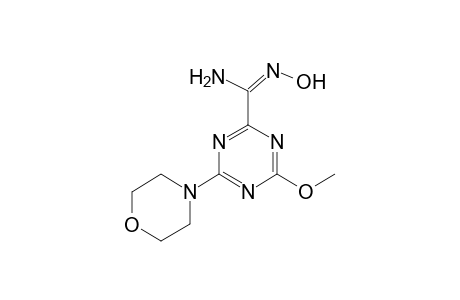 [1,3,5]Triazine-2-carboxamidine, N-hydroxy-4-methoxy-6-(morpholin-4-yl)-