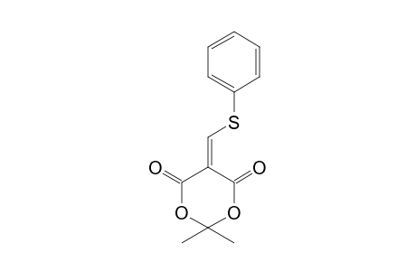 2,2-dimethyl-5-[(phenylthio)methylene]-1,3-dioxane-4,6-quinone