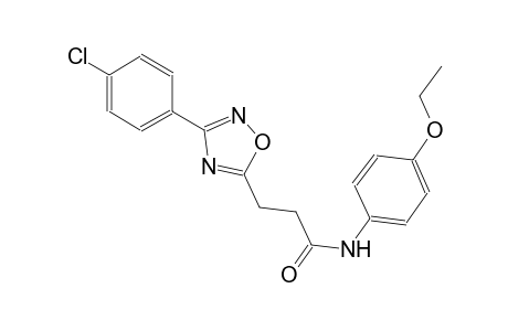 3-[3-(4-chlorophenyl)-1,2,4-oxadiazol-5-yl]-N-(4-ethoxyphenyl)propanamide