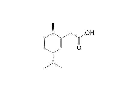 ((3S,6R)-3-Isopropyl-6-methyl-cyclohex-1-enyl)-acetic acid