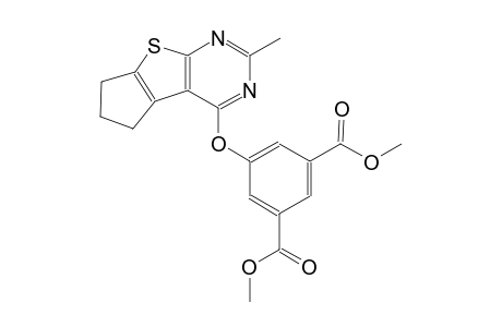 1,3-benzenedicarboxylic acid, 5-[(6,7-dihydro-2-methyl-5H-cyclopenta[4,5]thieno[2,3-d]pyrimidin-4-yl)oxy]-, dimethyl ester