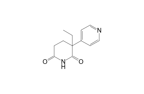 2-ethyl-2-(4-pyridyl)glutarimide