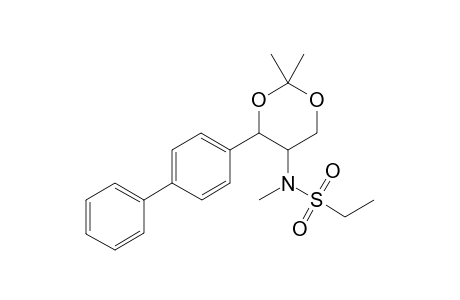 N-[4-[(1,1'-Biphenyl-4-yl)-2',2'-dimethyl-1',3'-dioxan-5'-yl]-N-methylethane-1-sulfonamide