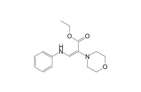Ethyl (E)-2-morpholino-3-phenylaminopropenoate