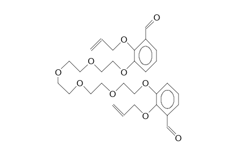 3,3'-(3,6,9,12-Tetraoxa-tetradecane-1,14-diyloxy)-bis(2-[2-propenyloxy]-benzaldehyde)