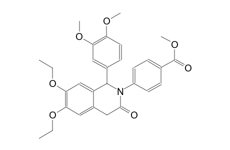 methyl 4-(1-(3,4-dimethoxyphenyl)-6,7-diethoxy-3-oxo-3,4-dihydro-2(1H)-isoquinolinyl)benzoate