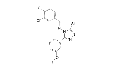 4-{[(E)-(3,4-dichlorophenyl)methylidene]amino}-5-(3-ethoxyphenyl)-4H-1,2,4-triazole-3-thiol