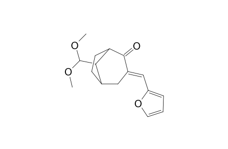 8-Dimethoxymethyl-3-furan-2-ylmethylenebicyclo[3.2.1]octan-2-one