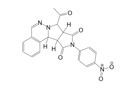 (8S,8aR,11aS,11bS)-8-acetyl-10-(4-nitrophenyl)-11a,11b-dihydro-8H-pyrrolo[3',4':3,4]pyrrolo[2,1-a]phthalazine-9,11(8aH,10H)-dione