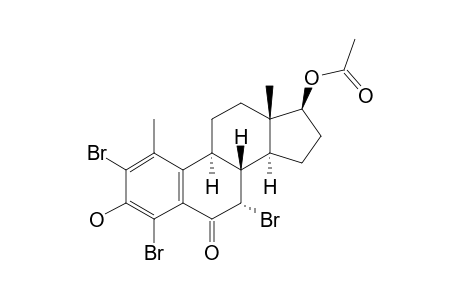 2,4,7-ALPHA-TRIBROMO-17-BETA-ACETOXY-3-HYDROXY-1-METHYLESTRA-1,3,5(10)-TRIENE-6-ONE