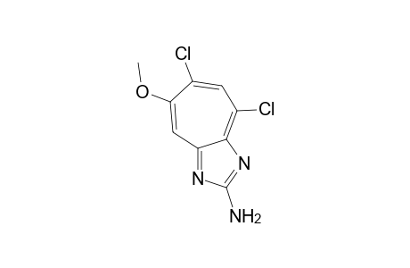 2-Amino-4,6-dichloro-7-methoxy-1,3-diazaazulene