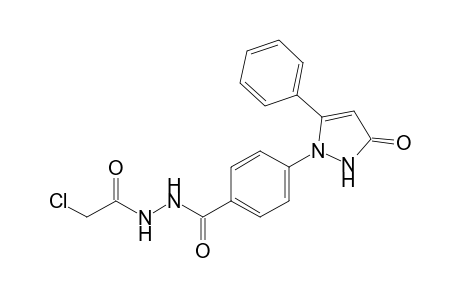 N'-(2-chloroacetyl)-4-(3-oxo-5-phenyl-2,3-dihydro-1Hpyrazol-1-yl)benzohydrazide