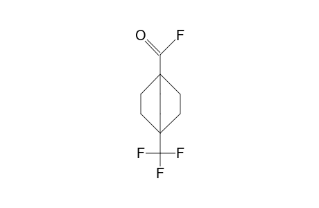 4-Trifluoromethyl-bicyclo(2.2.2)octane-1-carboxylic fluoride