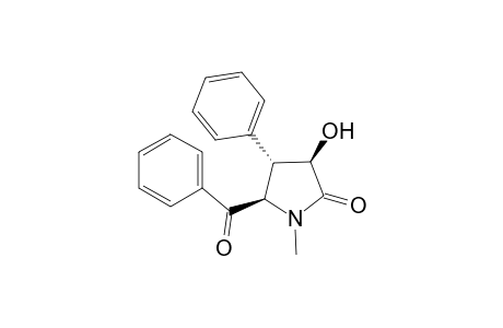 (3R,4S,5R)-1-methyl-3-oxidanyl-4-phenyl-5-(phenylcarbonyl)pyrrolidin-2-one