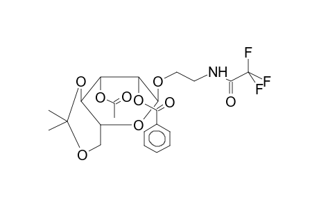 2-TRIFLUOROACETAMIDOETHYL 3-O-ACETYL-2-O-BENZOYL-4,6-O-ISOPROPYLIDENE-ALPHA-D-MANNOPYRANOSIDE