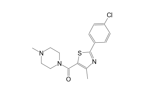 piperazine, 1-[[2-(4-chlorophenyl)-4-methyl-5-thiazolyl]carbonyl]-4-methyl-