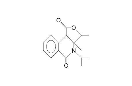 N-Isopropyl-3,3a-dimethyl-3,3a-dihydro-furo[3,4-c]isoquinoline-1,5-(4H,9bH)-dione
