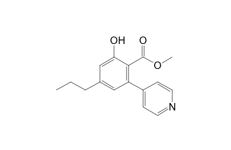 Methyl 2-Hydroxy-4-propyl-6-(pyrid-4-yl)benzoate