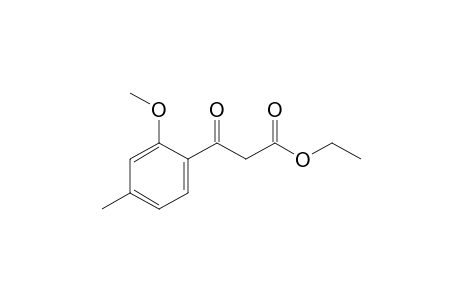 Ethyl 3-(2-Methoxy-4-methylphenyl)-3-oxopropanoate
