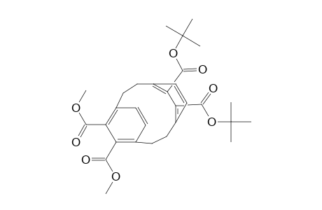 Tricyclo[8.2.2.2(4,7)]hexadeca-4,6,10,12,13,15-hexaene-5,6,11,12-tetracarboxylic acid, 5,6-bis(1,1-dimethylethyl)11,12-dimethyl ester