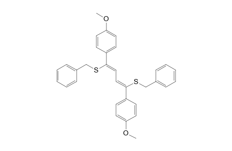 (Z,Z)-1,4-Di(benzylthio)-1,4-di(p-methoxyphenyl)-1,3-butadiene