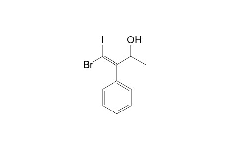 1-Bromo-1-iodo-2-phenylbuten-3-ol