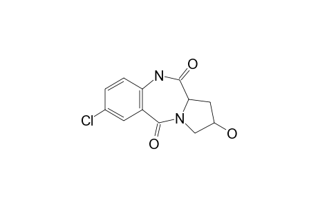 2-chloro-8-hydroxy-6a,7,8,9-tetrahydro-5H-pyrrolo[2,1-c][1,4]benzodiazepine-6,11-quinone