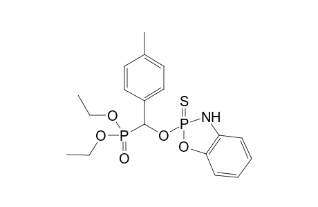 2-[(P,P-Diethoxy)phosphono(p-methylbenzyl)oxy]-1,3,2-benzoxazaphosphole - 2-sulfide