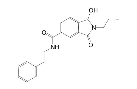 1H-isoindole-5-carboxamide, 2,3-dihydro-1-hydroxy-3-oxo-N-(2-phenylethyl)-2-propyl-