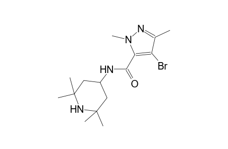 4-bromo-1,3-dimethyl-N-(2,2,6,6-tetramethyl-4-piperidinyl)-1H-pyrazole-5-carboxamide
