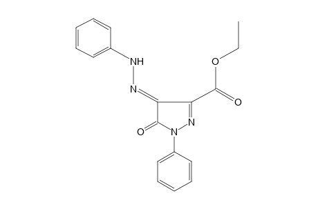 4,5-dioxo-1-phenyl-2-pyrazoline-3-carboxylic acid, ethyl ester, 4-(phenylhydrazone)