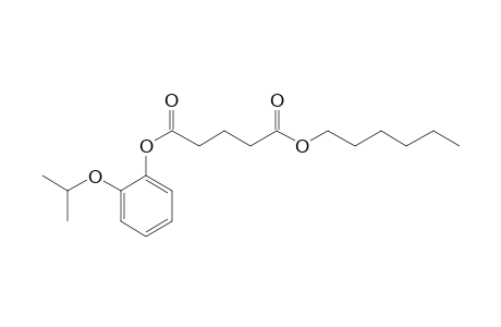 Glutaric acid, hexyl 2-isopropoxyphenyl ester