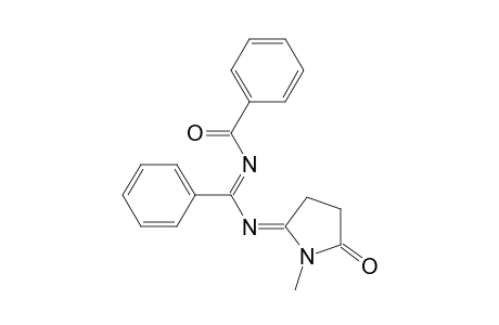 N(2)-Benzoyl-N(1)-(1-methyl-5-oxo-2-pyrrolidinylidene ) benzamidine