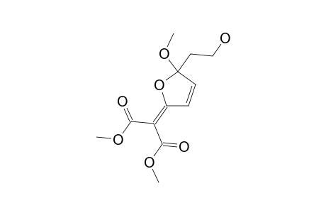 DIMETHYL-2-[5-(2-HYDROXYETHYL)-5-METHOXYFURAN-2(5H)-YLIDENE]-MALONATE