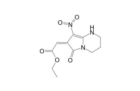 Ethyl 2-[8-nitro-6-oxo-1,2,3,4-tetrahydropyrrolo[1,2-a]pyrimidin-7(6H)-yliden]acetate