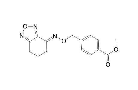 Benzoic acid, 4-(6,7-dihydro-5H-benzo[1,2,5]oxadiazol-4-ylideneaminooxymethyl)-, methyl ester