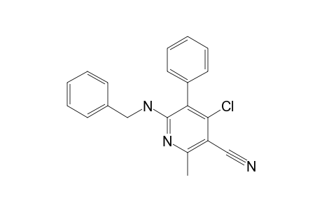 6-BENZYLAMINO-4-CHLORO-2-METHYL-5-PHENYL-3-PYRIDINECARBONITRILE