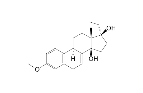 17-.alpha.-Ethyl-3-methoxy-estra-1,3,5(10),7(8)-tetraene-14.beta.,17.beta.-diol