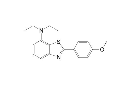 2-(p-Methoxyphenyl)-7-(N',N'-diethylamino)benzothiazole