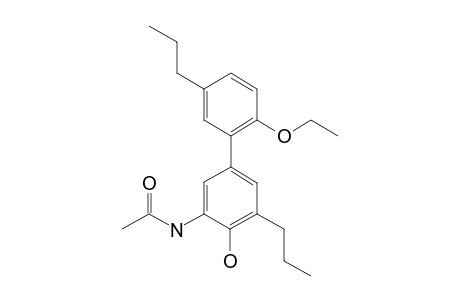 5'-ACETAMIDO-2-ETHOXY-3',5-DIPROPYLBIPHENYL-4'-OL