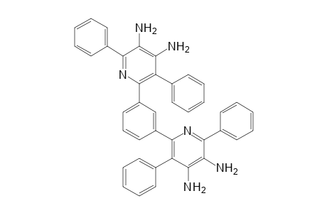 6-[3-(4,5-diamino-3,6-diphenyl-2-pyridinyl)phenyl]-2,5-diphenylpyridine-3,4-diamine