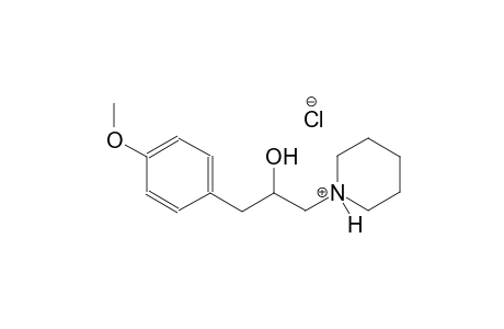 1-[2-hydroxy-3-(4-methoxyphenyl)propyl]piperidinium chloride