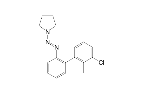 (E)-1-((3'-Chloro-2'-methyl-[1,1'-biphenyl]-2-yl)diazenyl)-pyrrolidine