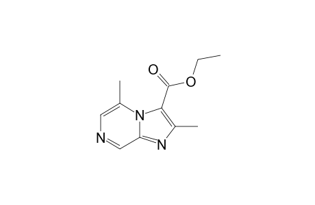 3-ETHOXYCARBONYL-2,5-DIMETHYLIMIDAZO-[1,2-A]-PYRAZINE