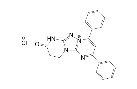 8-Oxo-2,4-diphenyl-7,8,9,10-tetrahydro[1,2,4]triazolo[1,5-a:4,3-a']dipyrimidin-5-ium chloride