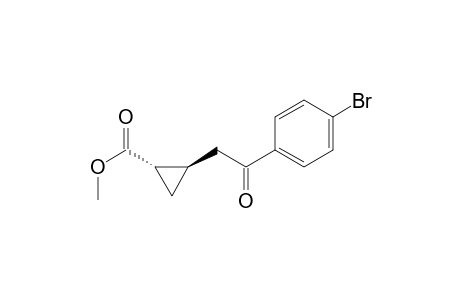 (1S,2R)-2-[2-(4-bromophenyl)-2-keto-ethyl]cyclopropanecarboxylic acid methyl ester