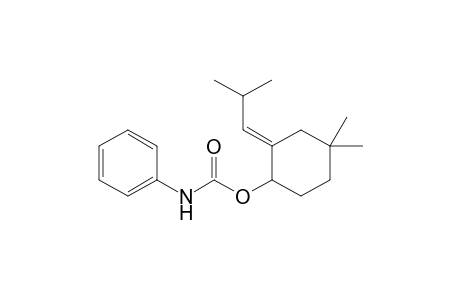 (E)-2-(2-Methylpropylidene)-4,4-dimethylcyclohexyl N-phenylcarbamate