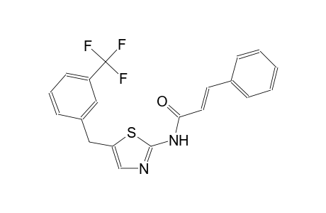 2-propenamide, 3-phenyl-N-[5-[[3-(trifluoromethyl)phenyl]methyl]-2-thiazolyl]-, (2E)-